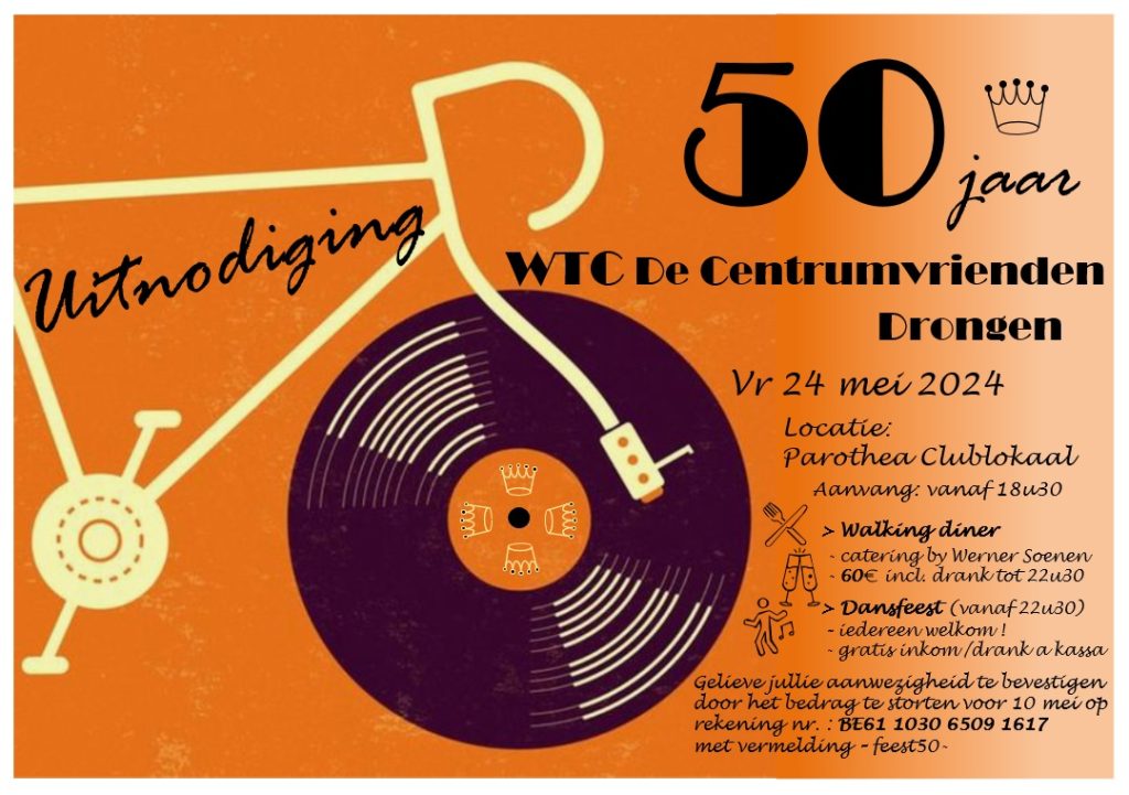 fietsclub 50 jaar